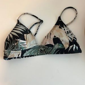 floral bikini top